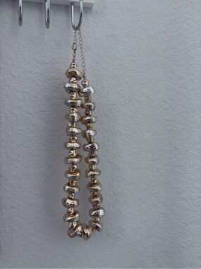 Gold Beaded Statement Necklace - Women Jewelry
